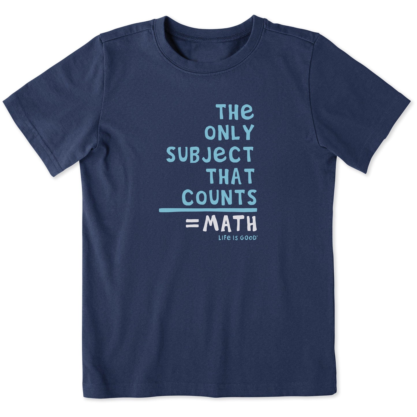 Kids The Only Subject That Counts Short Sleeve Crusher Tee