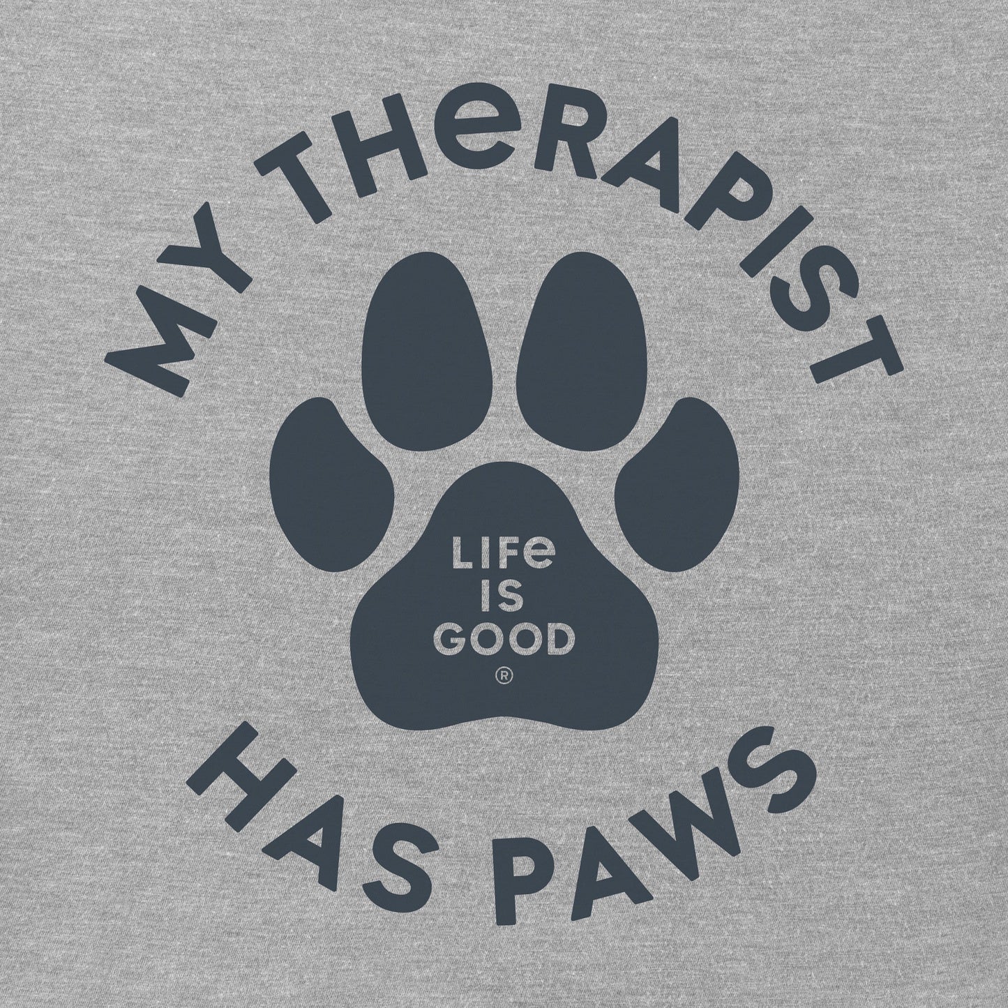 Women's My Therapist Has Paws Short Sleeve Tee