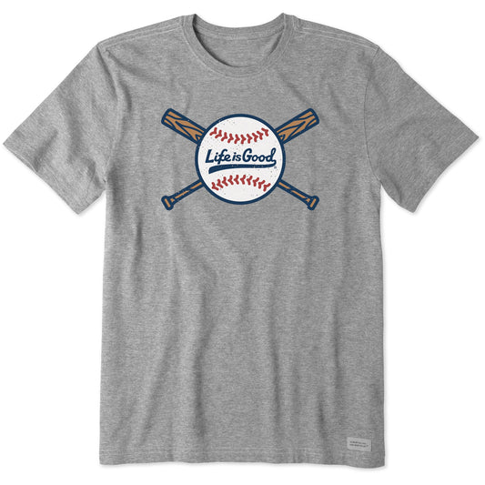 Men's Baseball and Bats Short Sleeve Crusher Tee