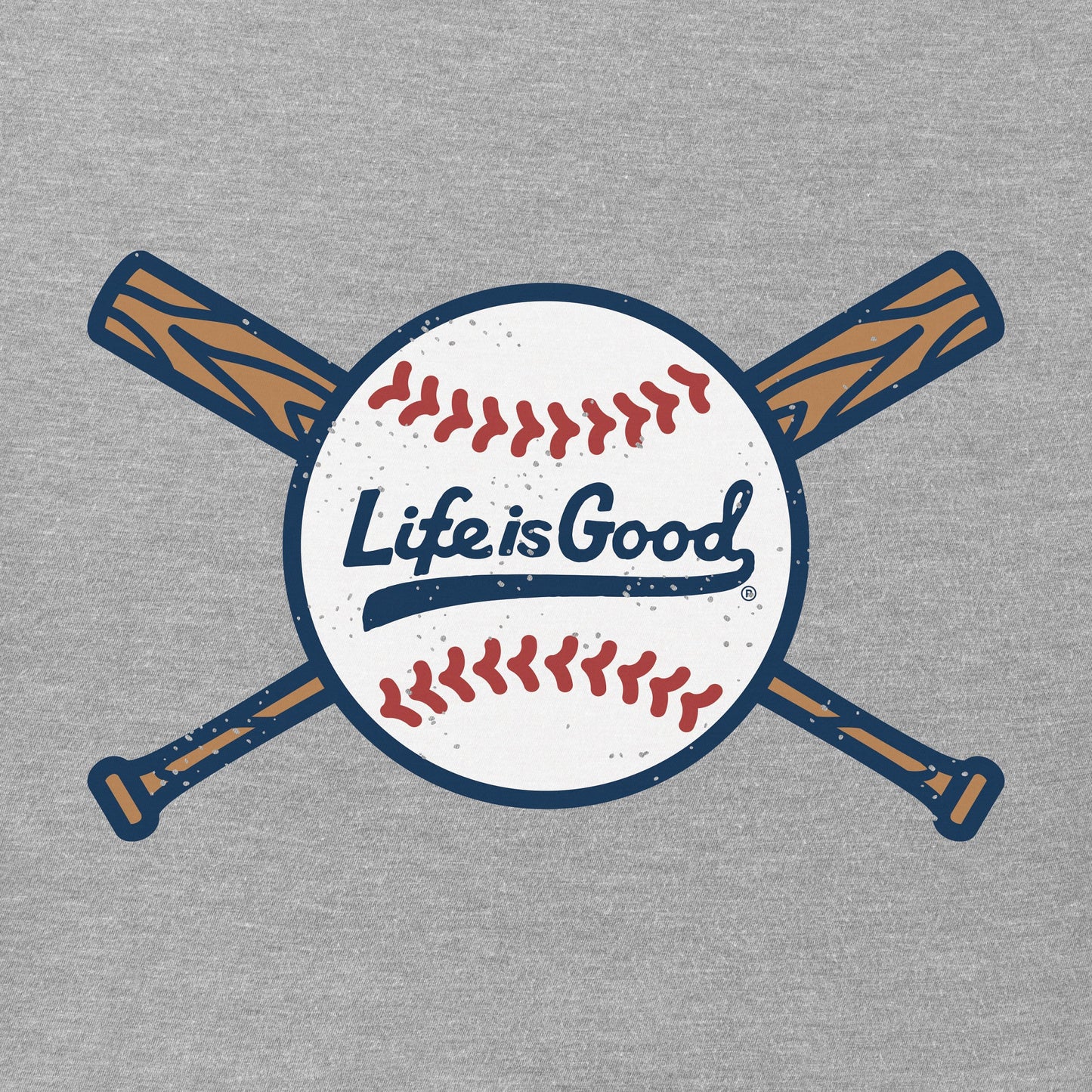 Men's Baseball and Bats Short Sleeve Crusher Tee