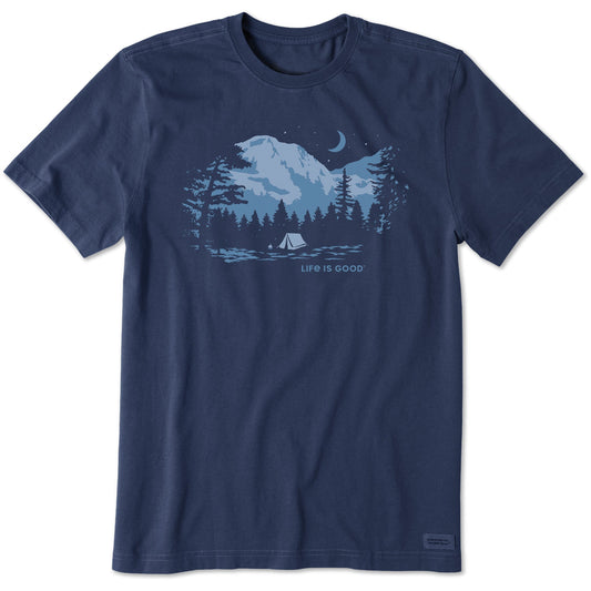 Men's Camping Solitude Short Sleeve Crusher Tee