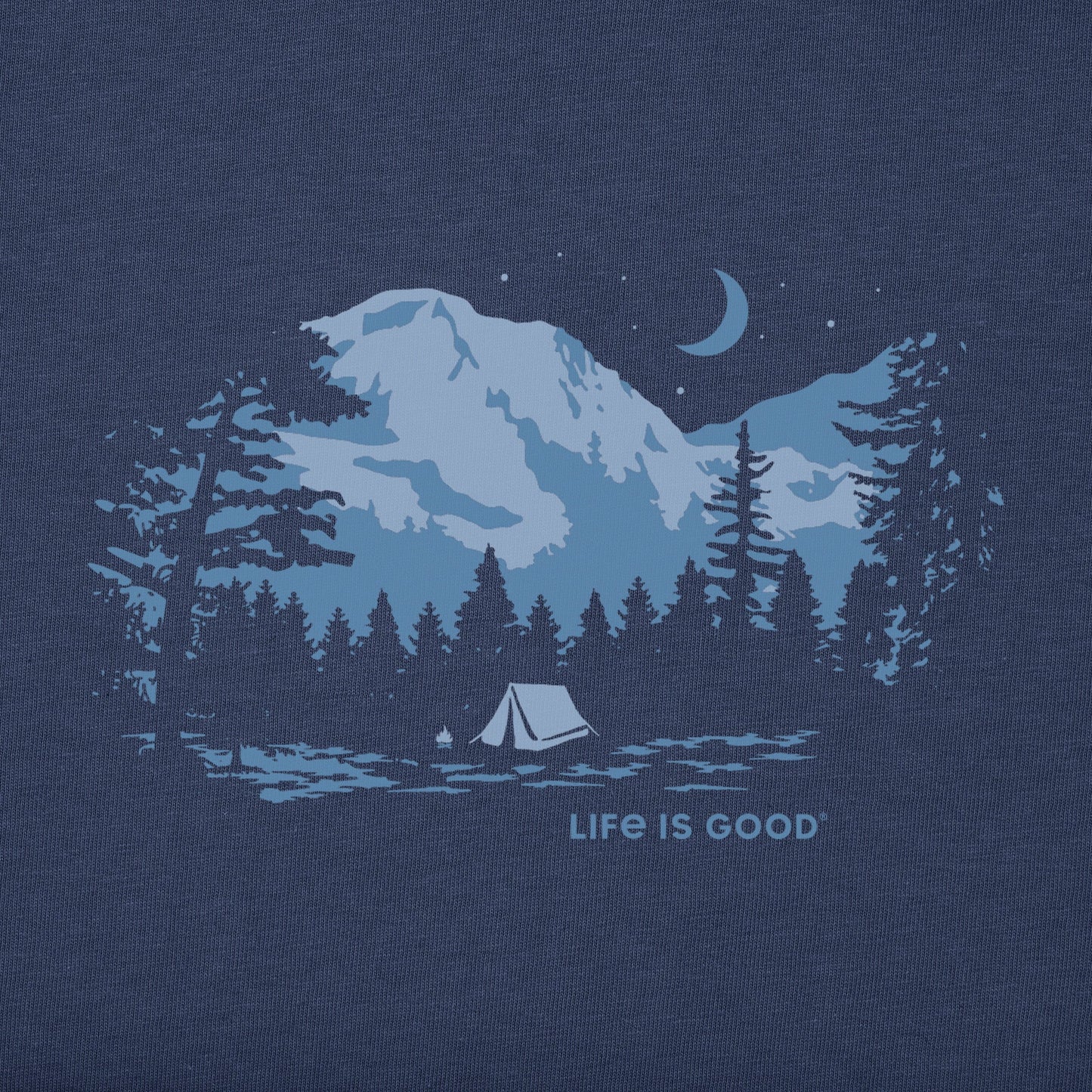 Men's Camping Solitude Short Sleeve Crusher Tee