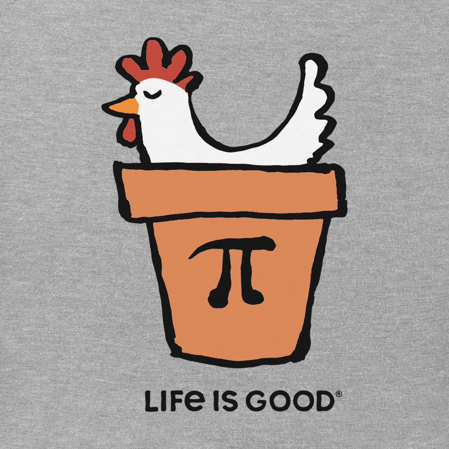 Men's Chicken Pot Pi Short Sleeve Crusher Tee