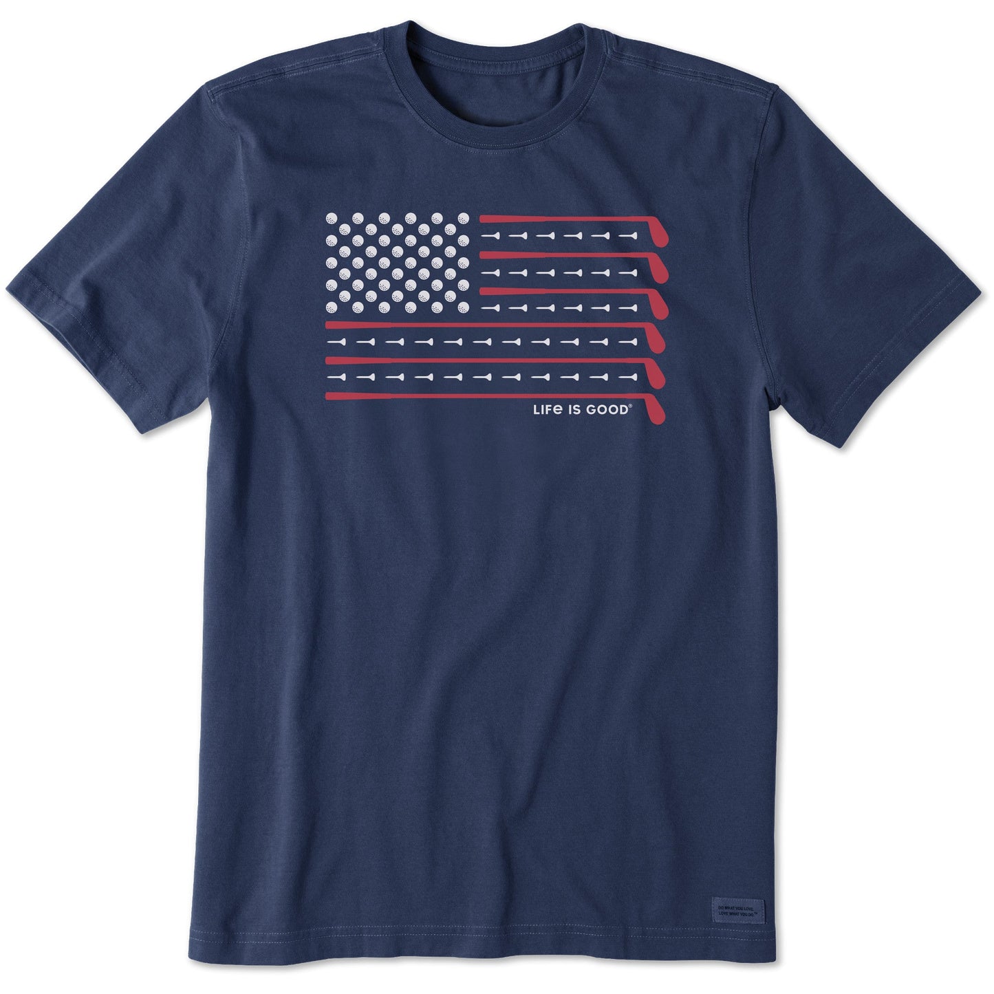 Men's Golf Flag Short Sleeve Tee