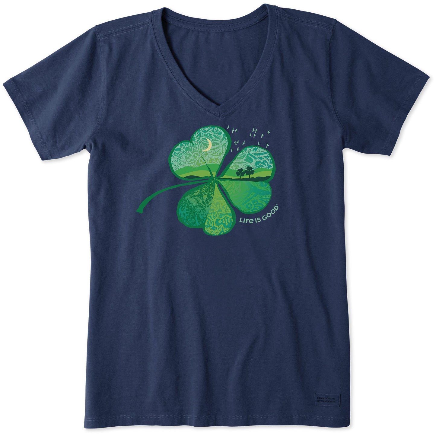 Women's Cloverfield Short Sleeve Crusher Vee