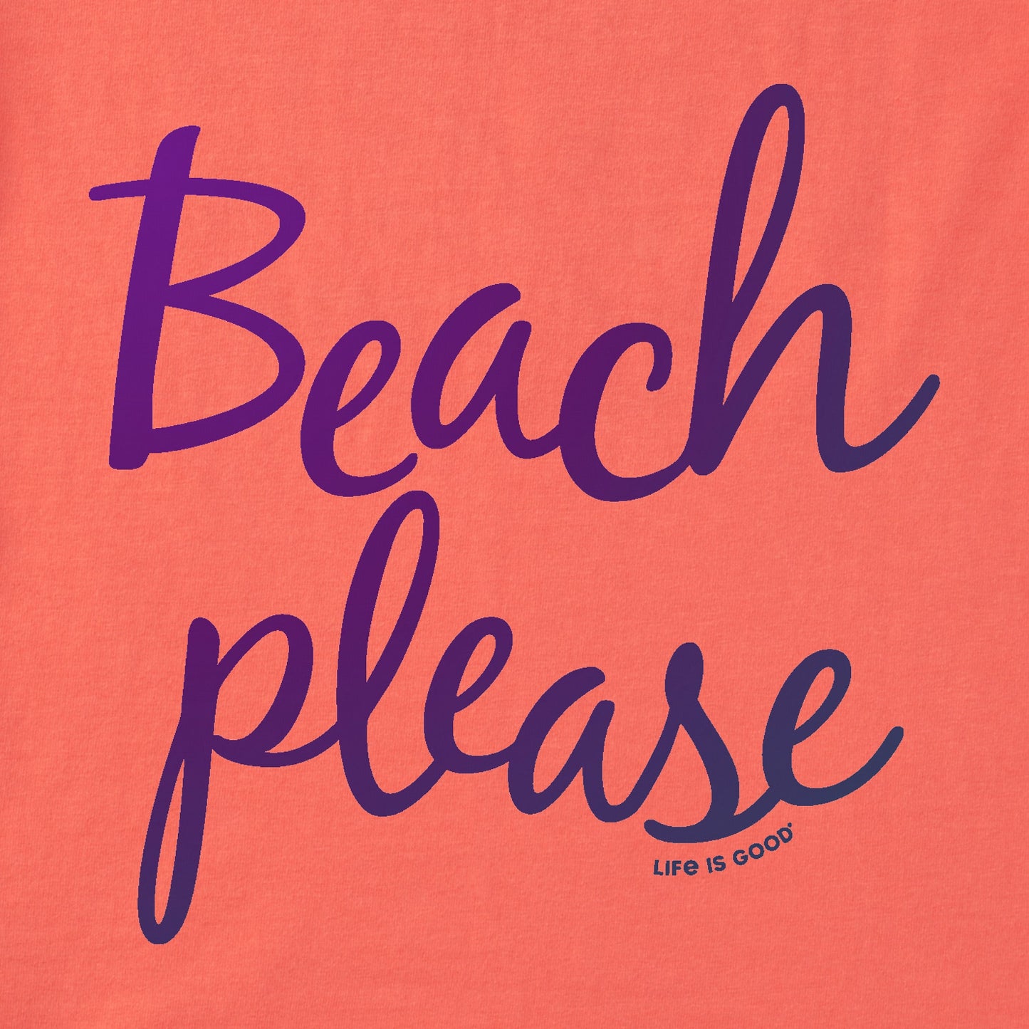 Women's Beach Please Short Sleeve Vee