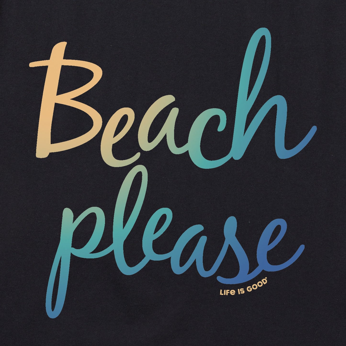 Women's Beach Please Short Sleeve Vee