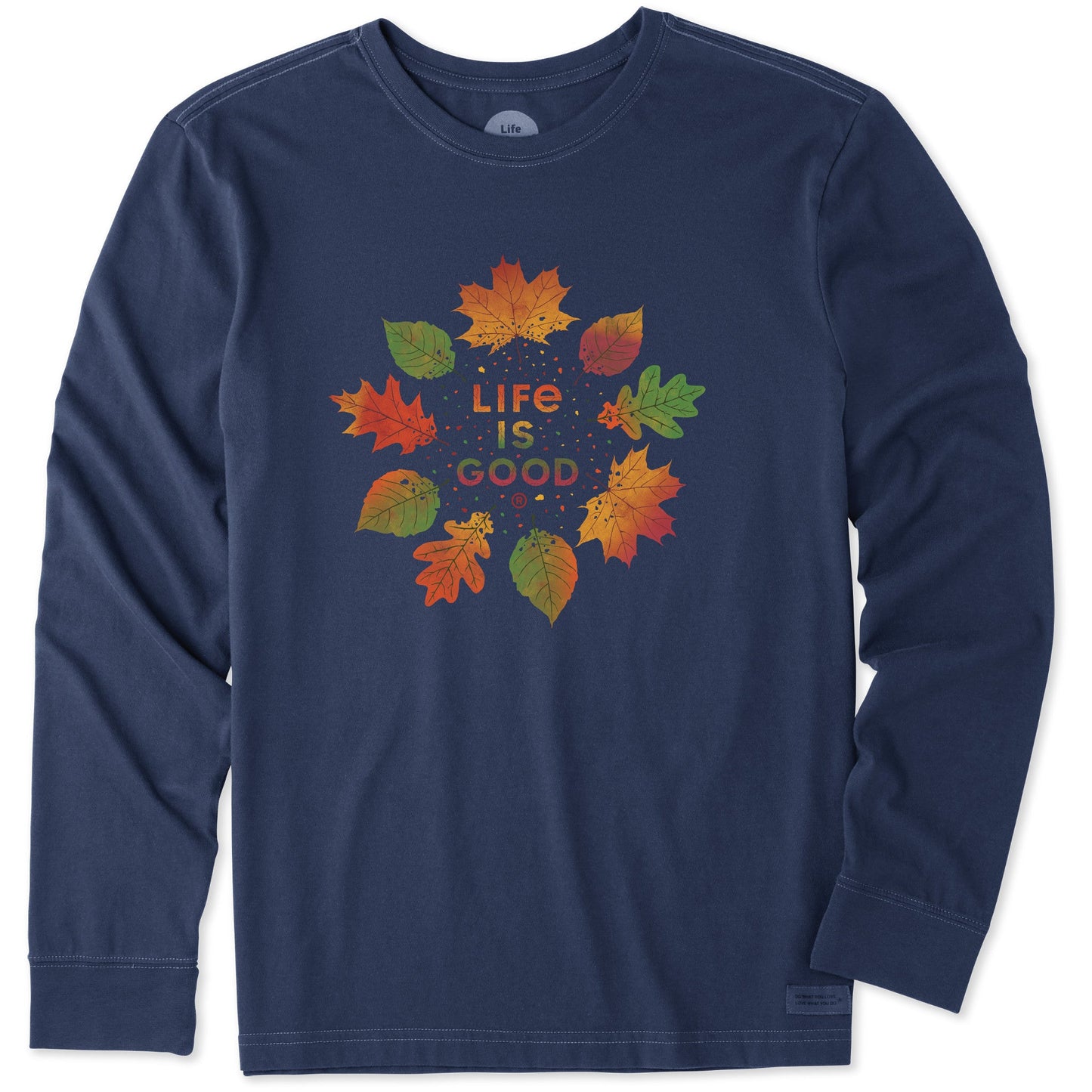 Men's Autumn Circle Long Sleeve Crusher Tee