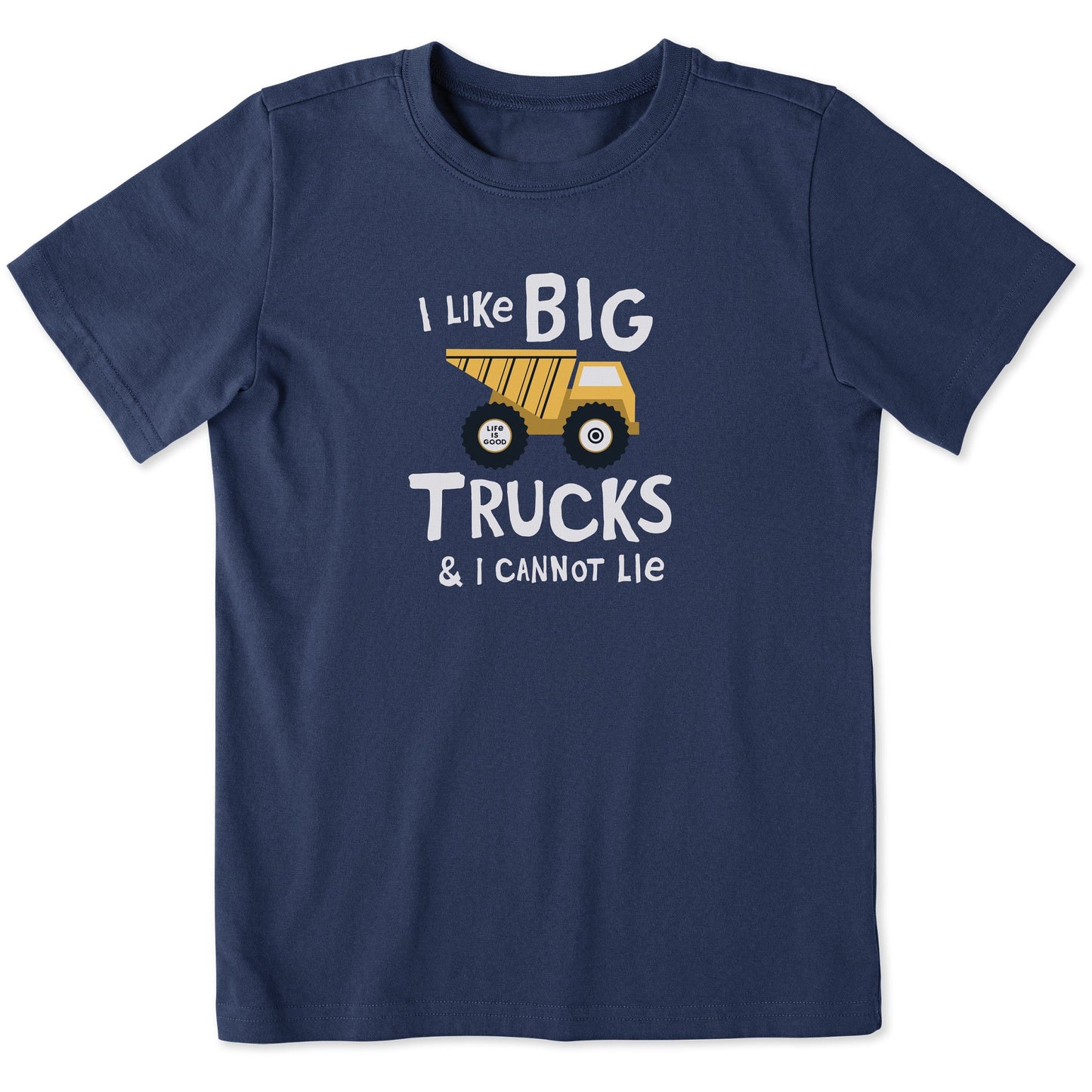 Kids I Like Big Trucks Short Sleeve Crusher Tee