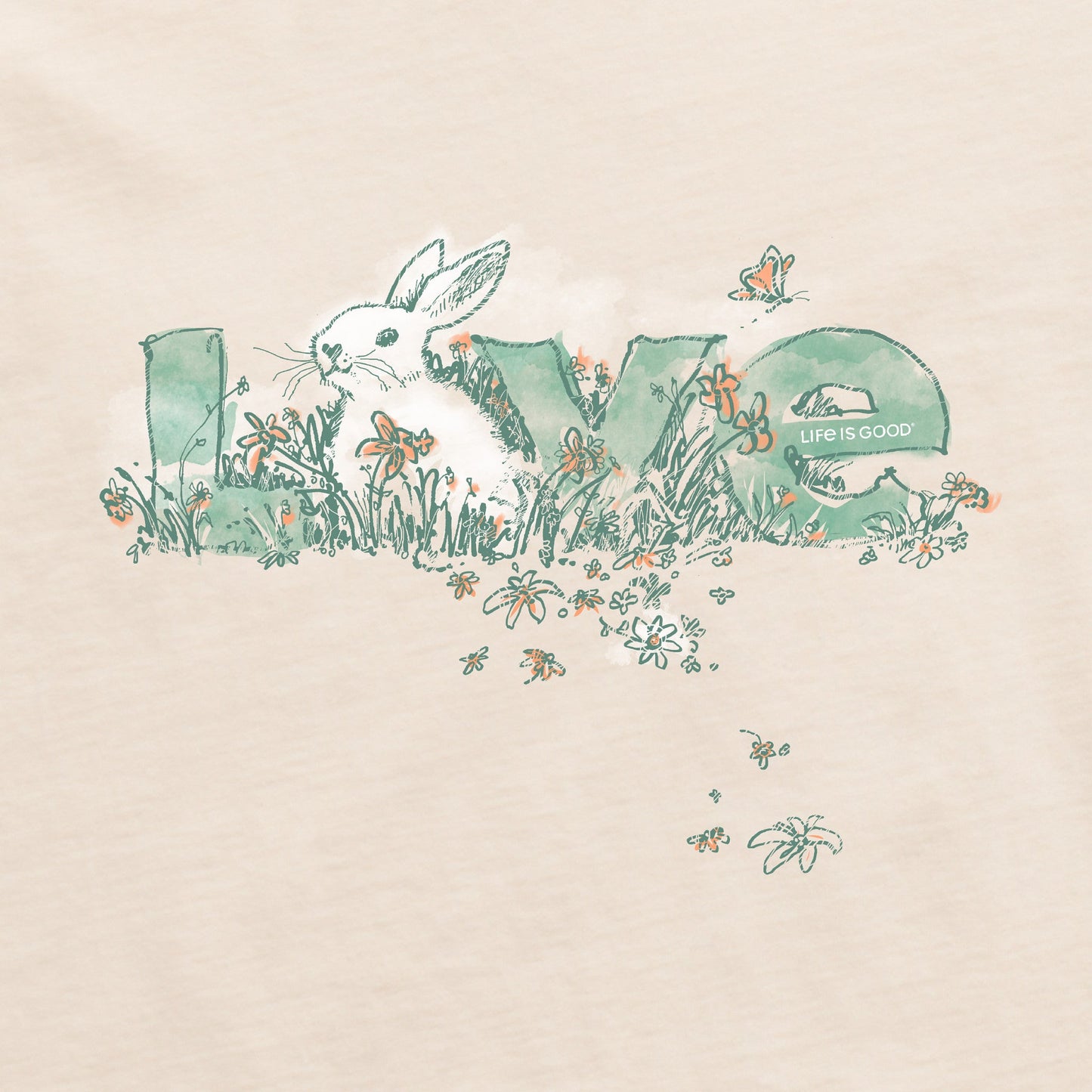 Men's Bunny Love Short Sleeve Crusher Tee