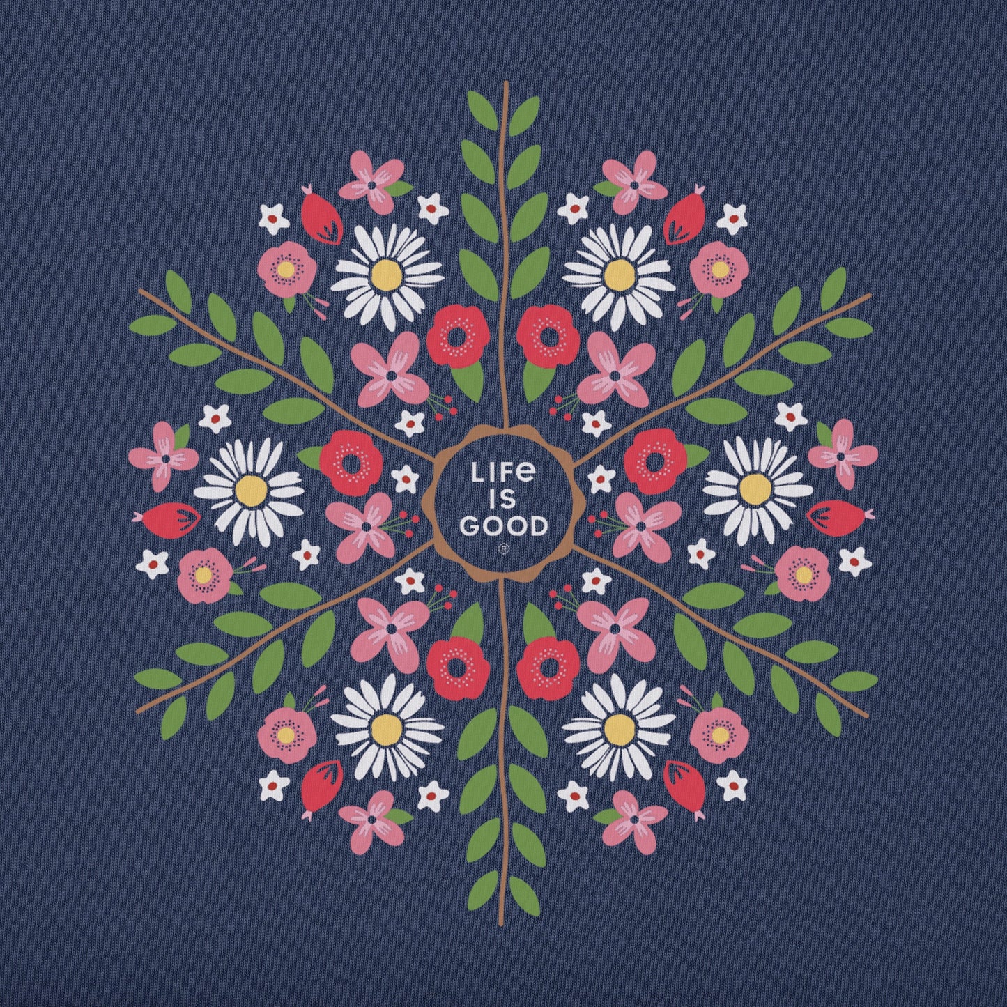 Women's Spring Circle Short Sleeve Vee