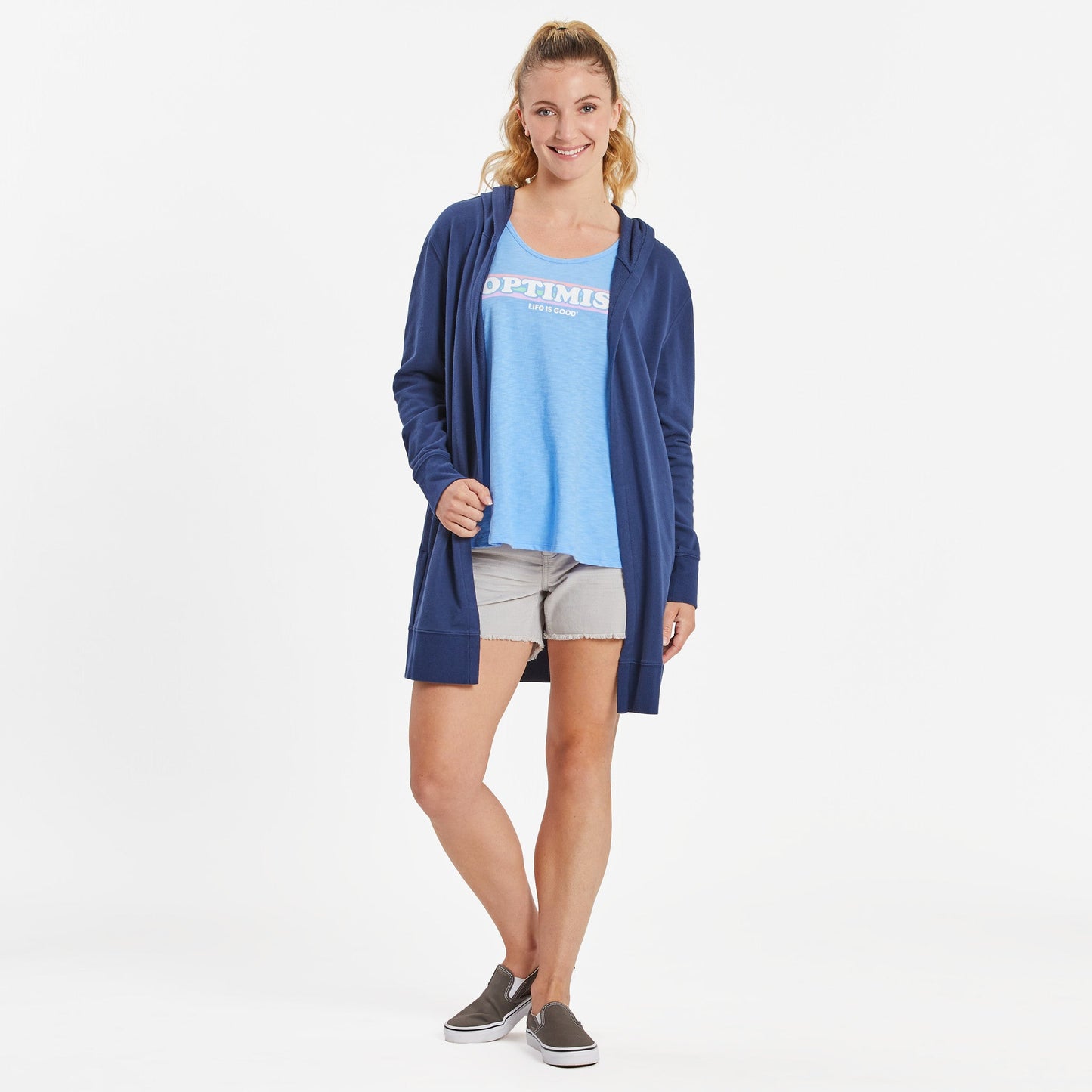 Women's Keep It Simple Wordmark Beyond Hip French Terry Tunic