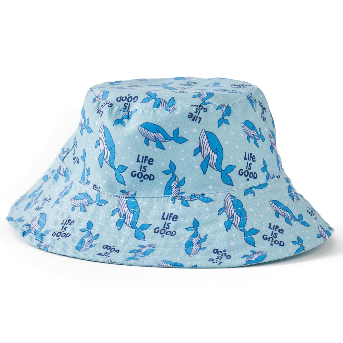 Toddler Whale Pattern Made in the Shade Bucket Hat