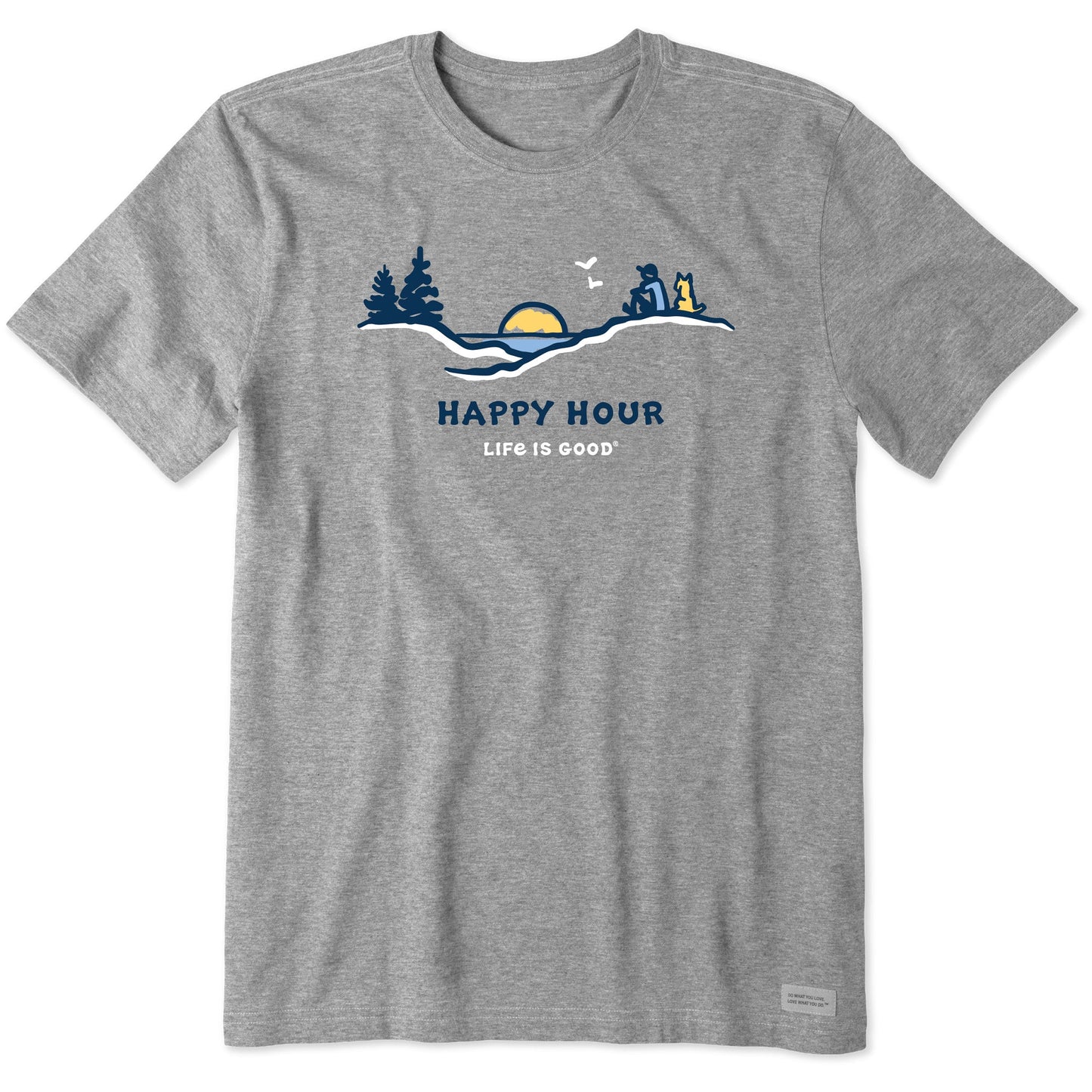 Men's Happy Hour Pine Sunset Short Sleeve Tee