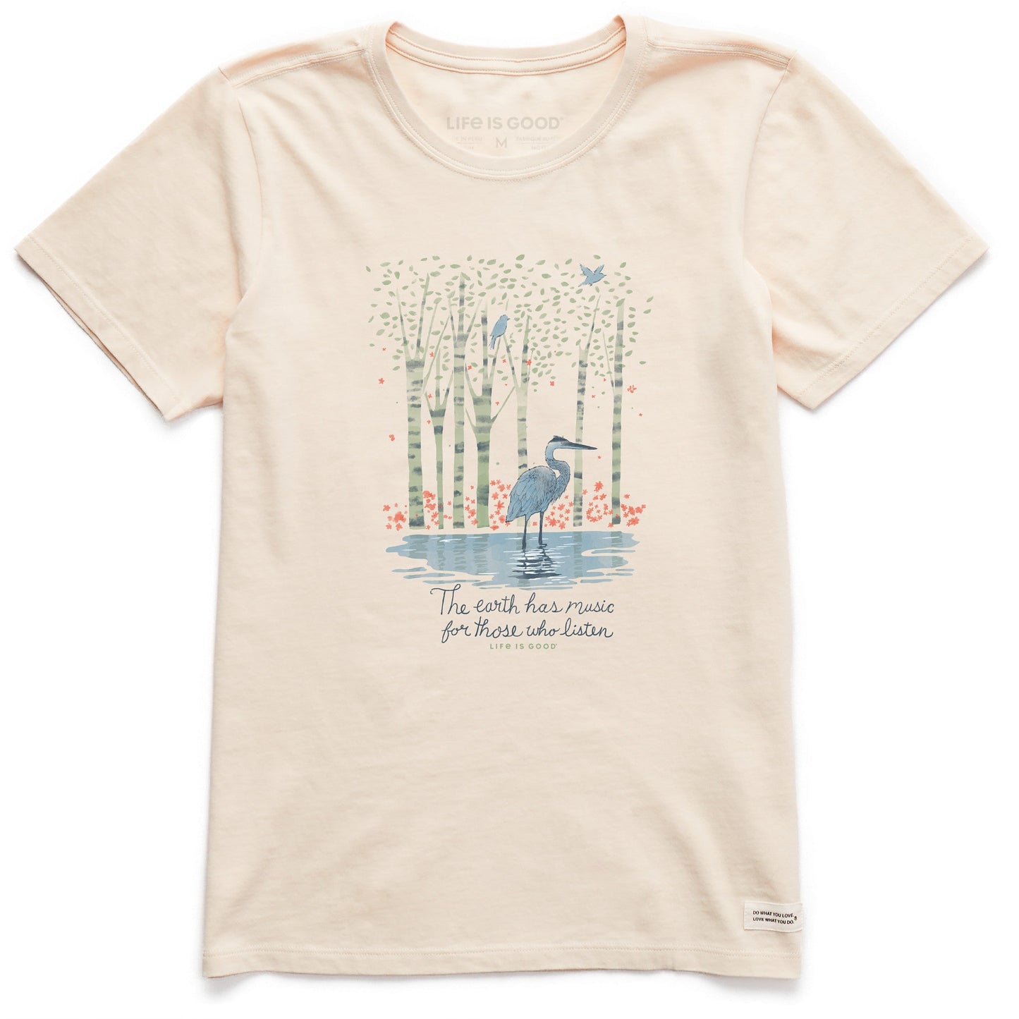 Women's Earth Has Music Heron Short Sleeve Tee