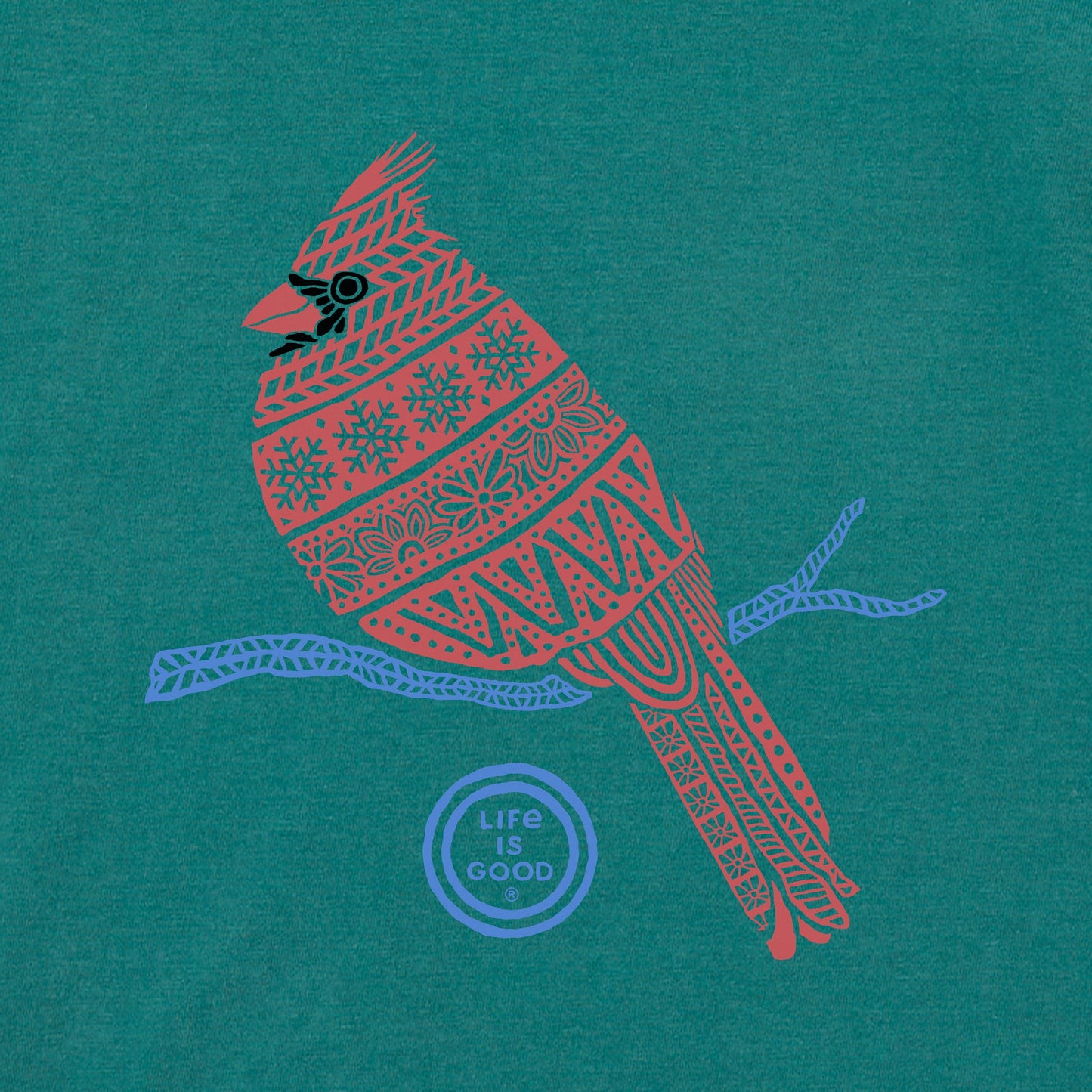 Women's Tribal Cardinal Long Sleeve Snuggle Up Sleep Tee