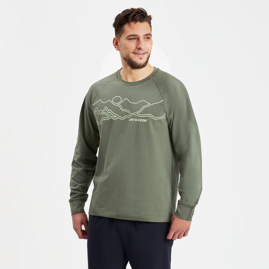 Men's Mountainscape Crusher-FLEX Crew