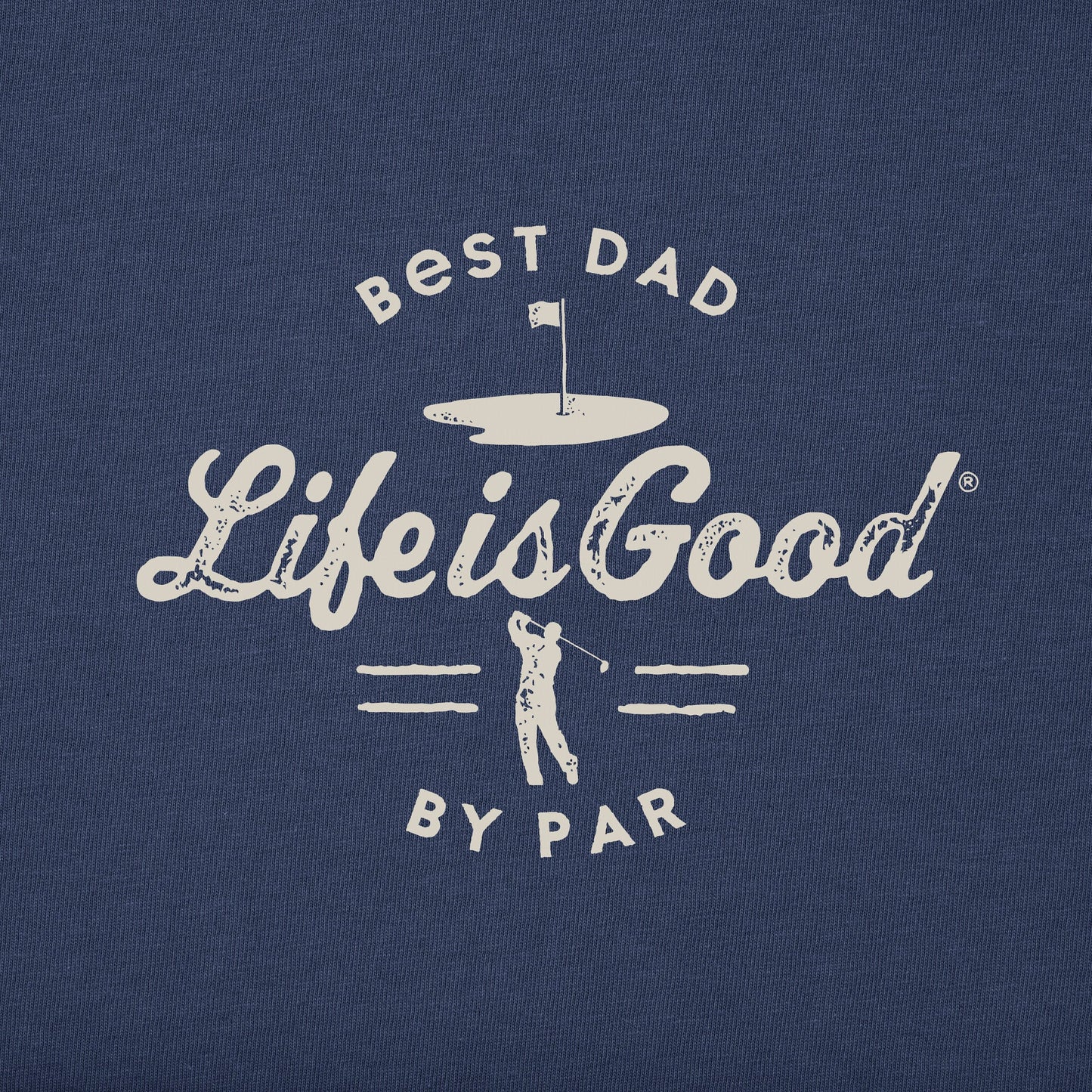 Men's Best Dad By Par Short Sleeve Crusher Tee