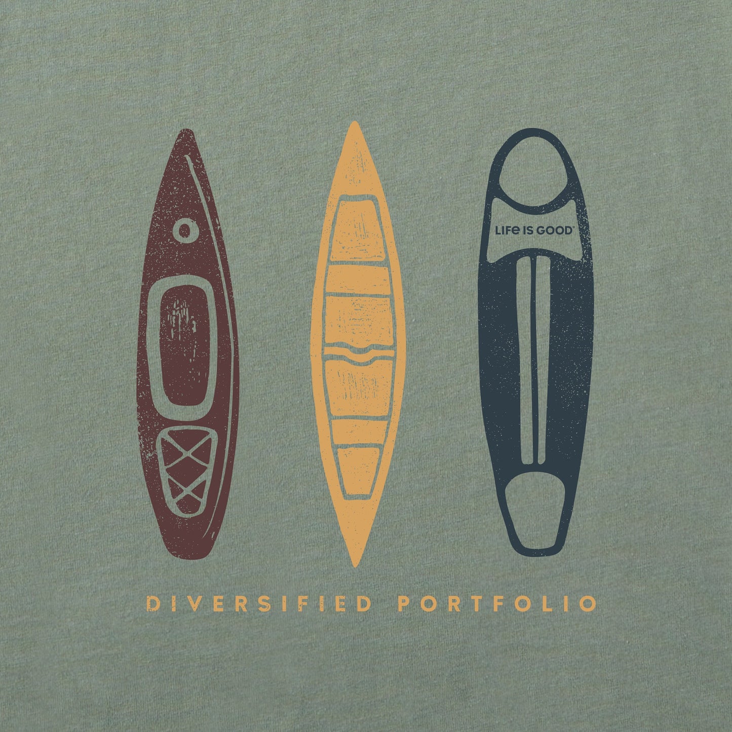 Men's Diversified Portfolio Paddling Short Sleeve Tee