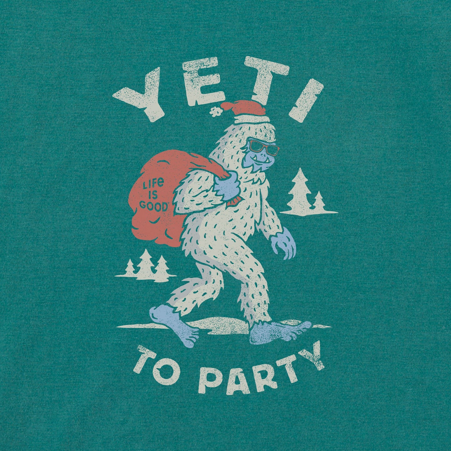 Men's Yeti To Party Long Sleeve Crusher Tee