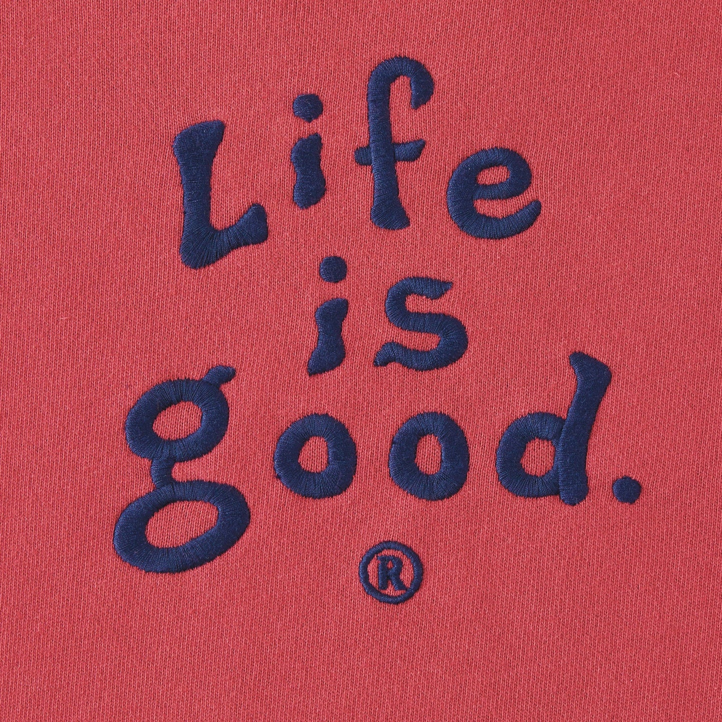 Men's LIG Vintage Wordmark Stacked Simply True Fleece Hoodie