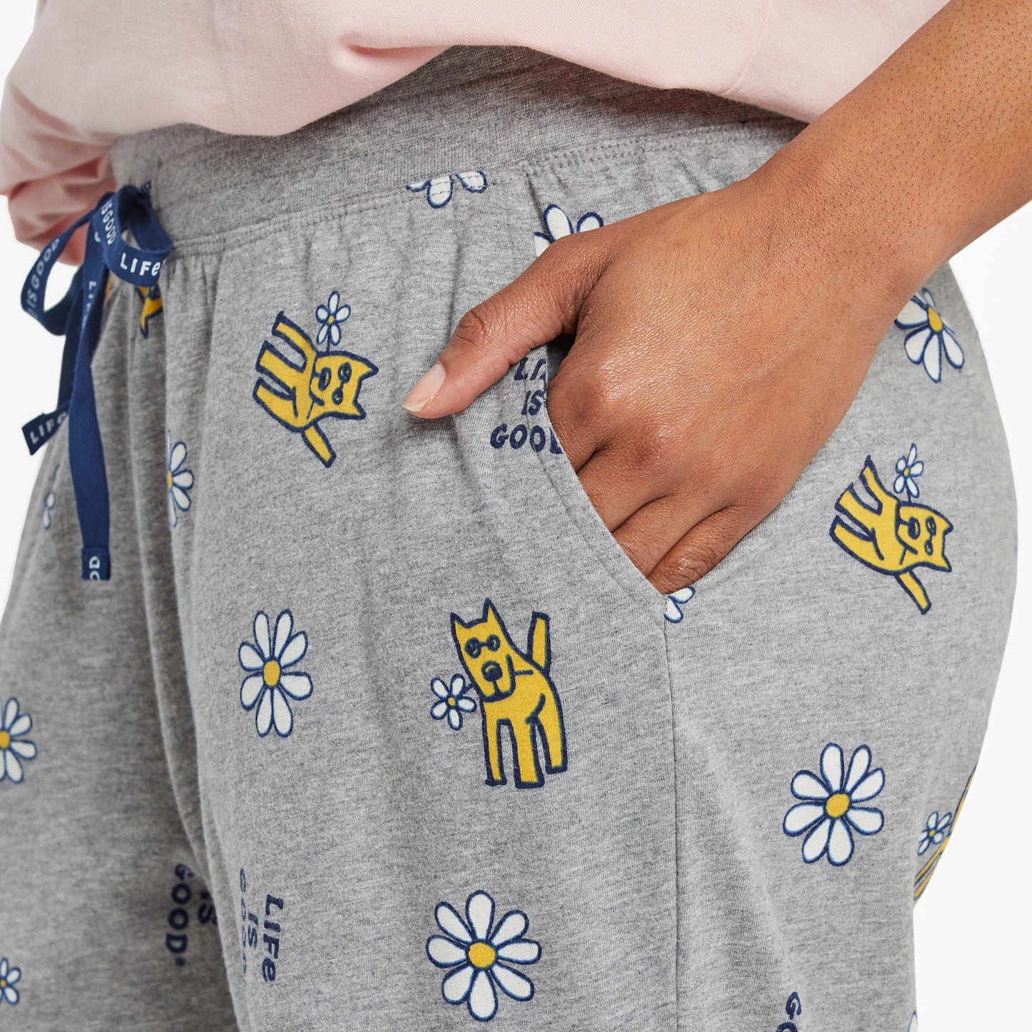 Women's Rocket With Daisy Pattern Snuggle Up Sleep Pant