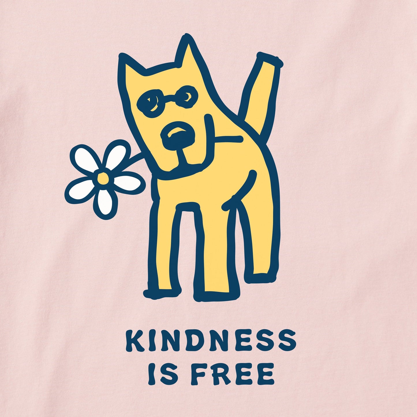 Women's Rocket Kindness is Free Snuggle Up Relaxed Sleep Vee