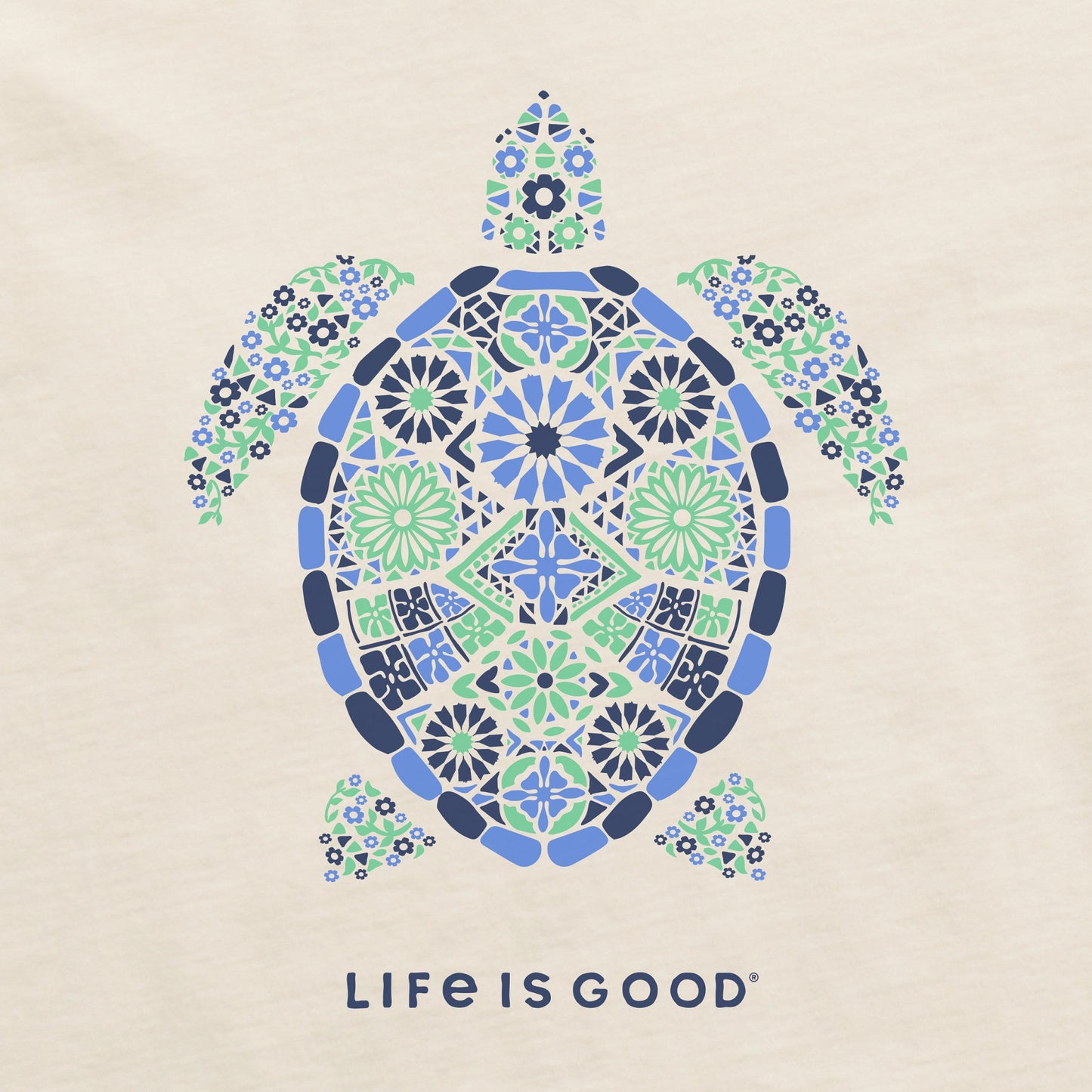 Women's Turtle Mosaic Lightweight Sleep Tee