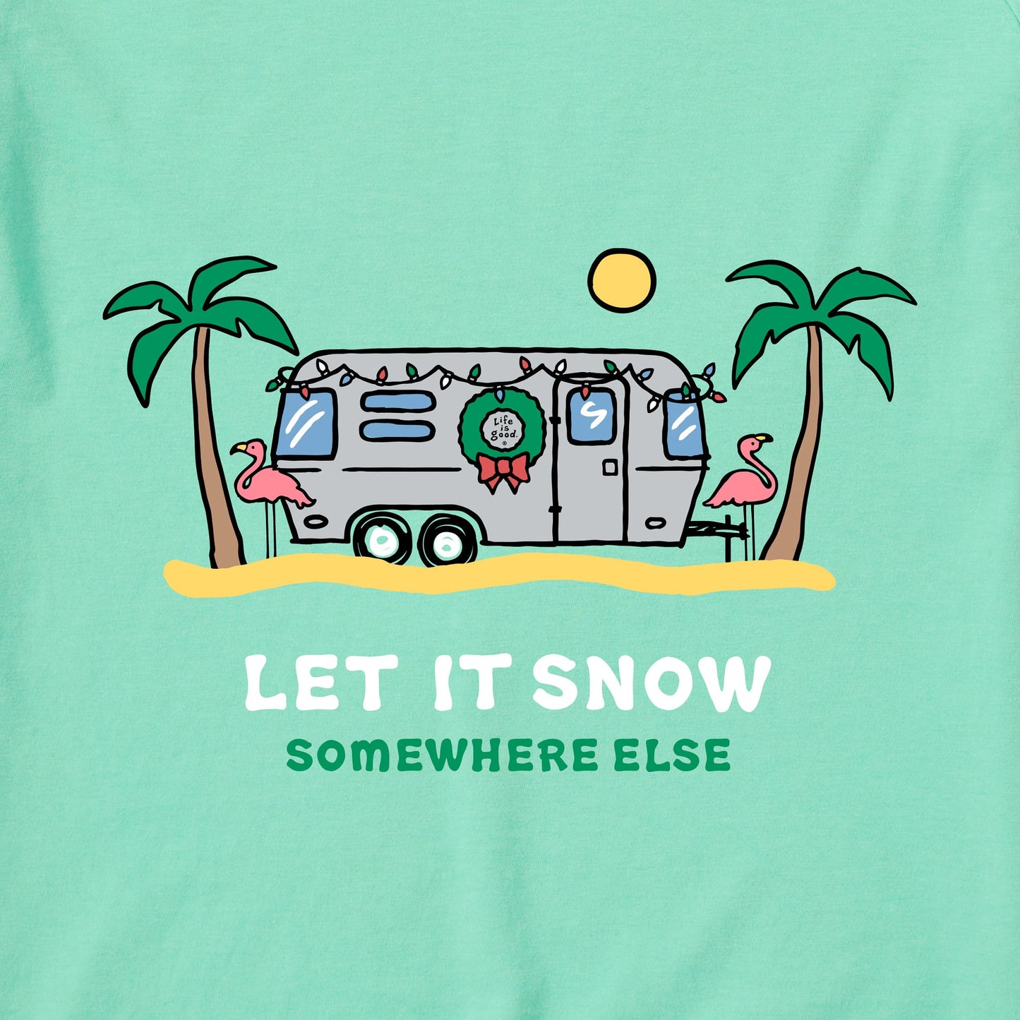 Women's Let It Snow Camper Lightweight Sleep Tee