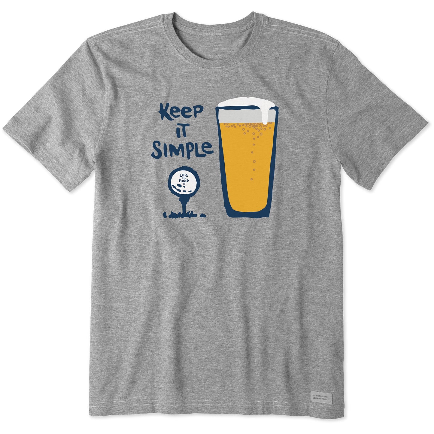 Men's Keep it Simple Golf & Beer Short Sleeve Tee