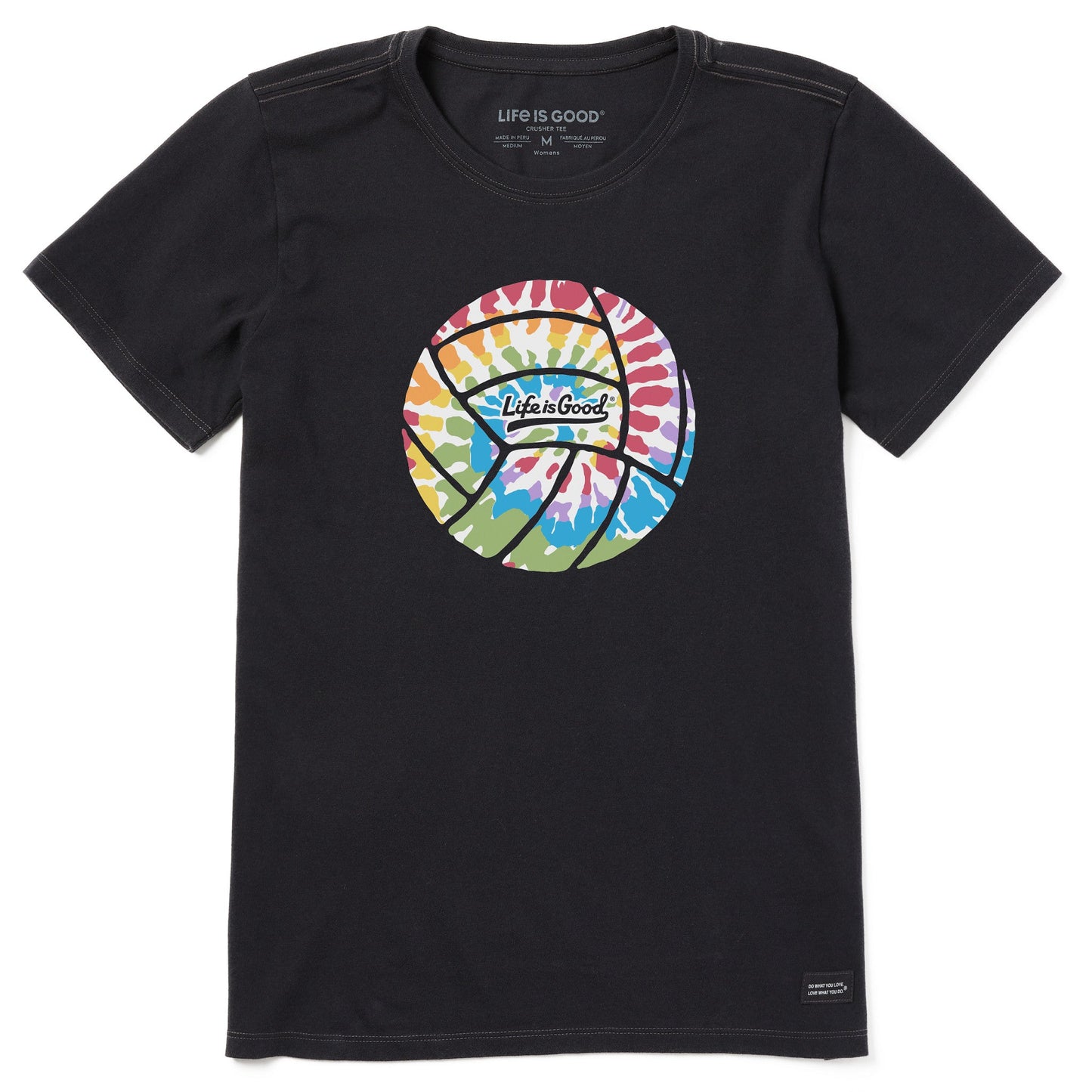 Women's Tie Dye Volleyball Short Sleeve Tee