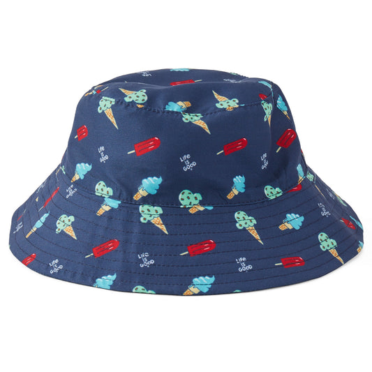 Toddler Ice Cream Pattern Made in the Shade Bucket Hat