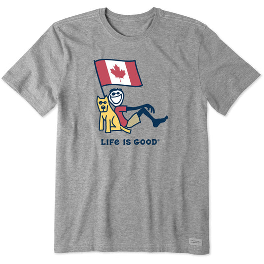 Men's Jake and Rocket Canadian Flag Short Sleeve Tee