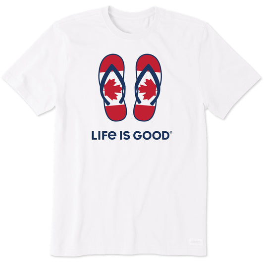 Men's Canadian Flip Flops Short Sleeve Tee