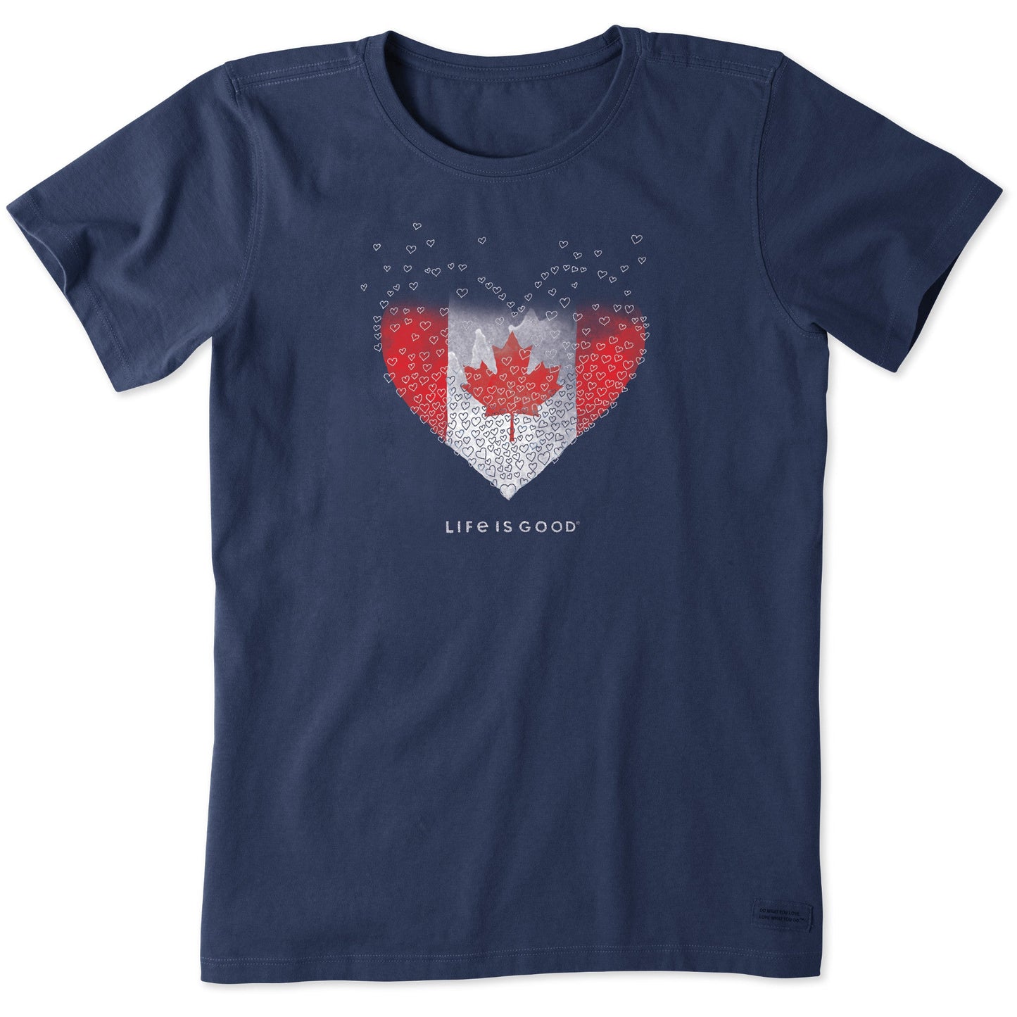 Women's Canada Heart of Hearts Short Sleeve Tee
