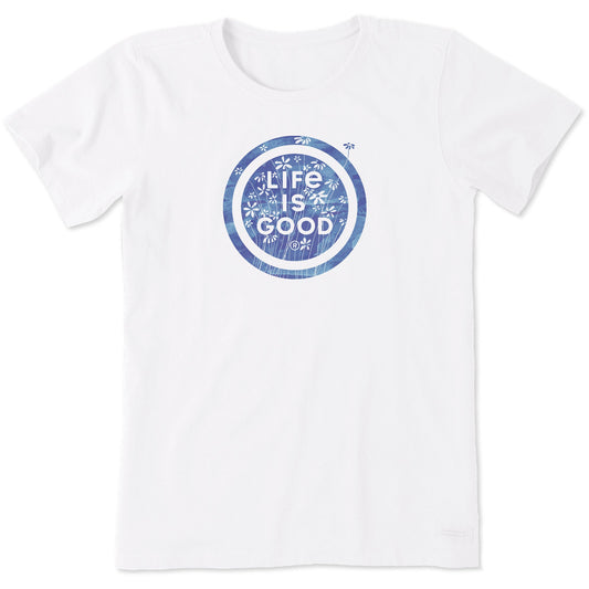 Women's Fine Daisy Coin Short Sleeve Tee