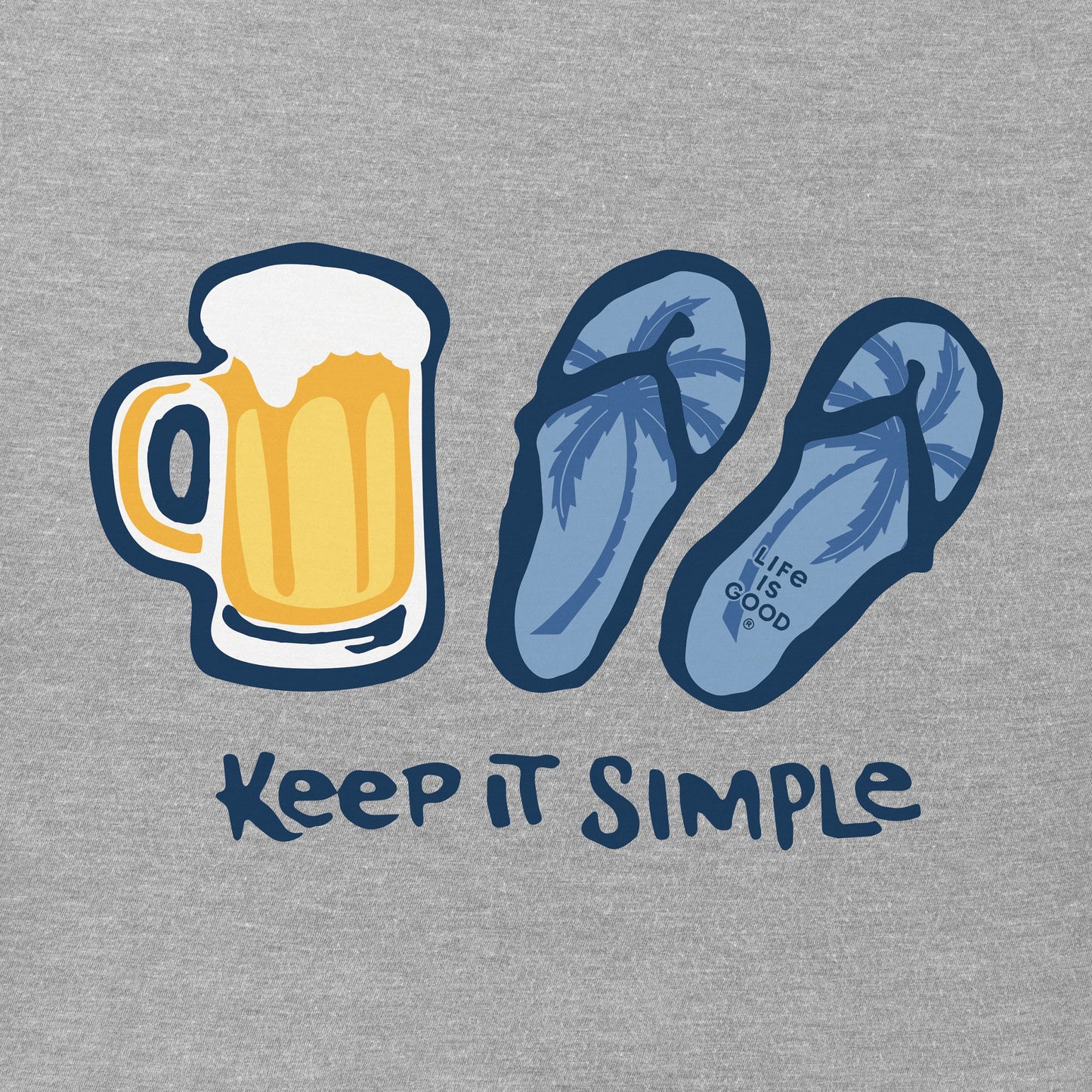 Men's Keep it Simple Beer Short Sleeve Tee
