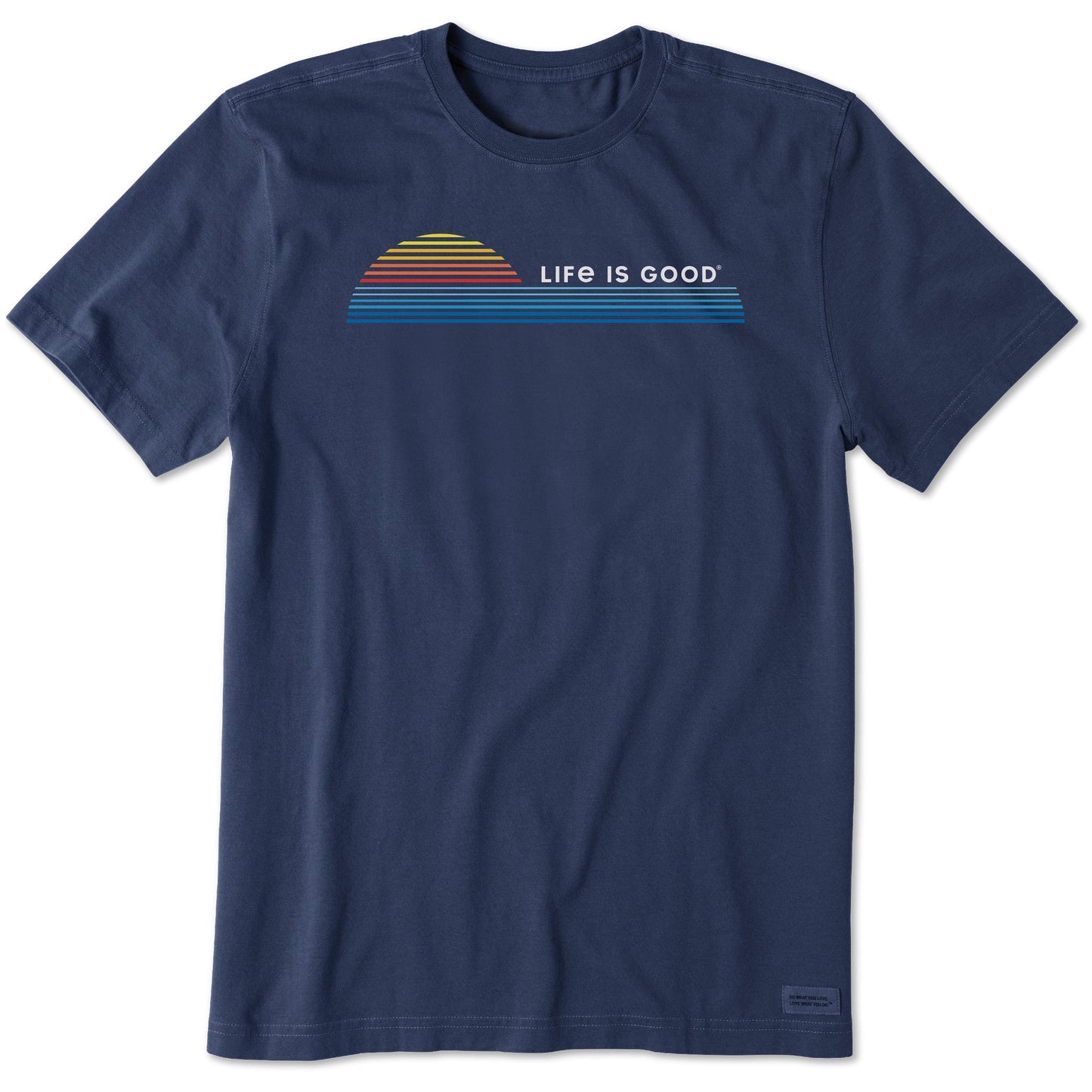 Men's Retro Ocean Sunrise Short Sleeve Crusher-LITE Tee