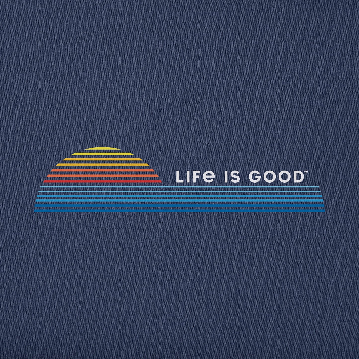 Men's Retro Ocean Sunrise Short Sleeve Crusher-LITE Tee