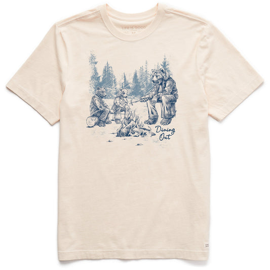 Men's Dining Out Bears Short Sleeve Crusher Tee