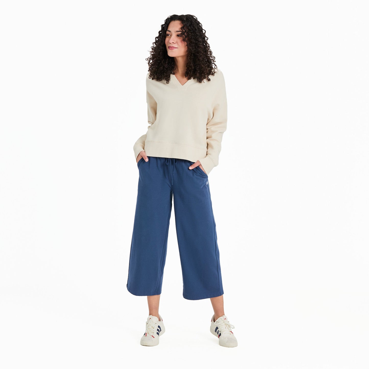 Women's Solid Crusher-FLEX Crop Pant