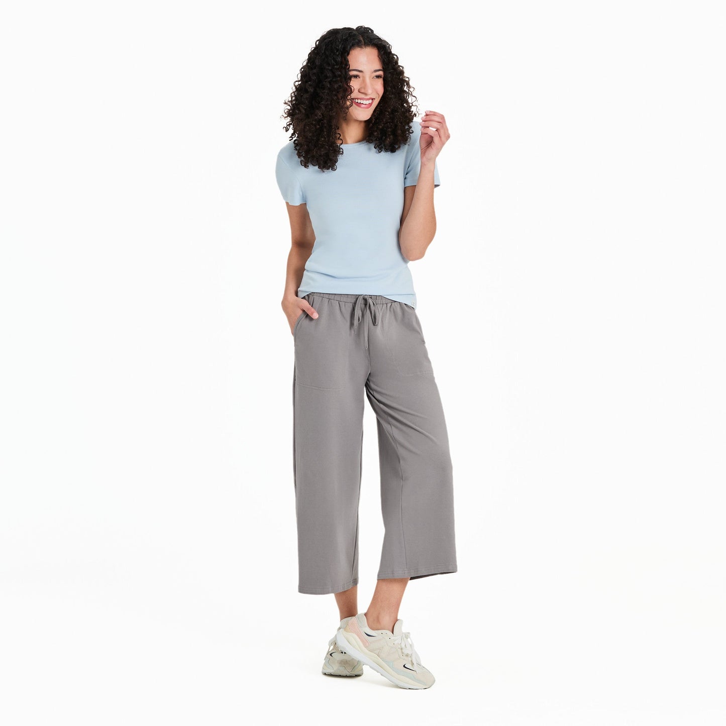 Women's Solid Crusher-FLEX Crop Pant
