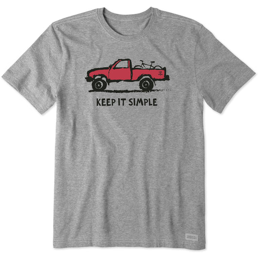 Men's Keep it Simple Truck Bike Short Sleeve Tee