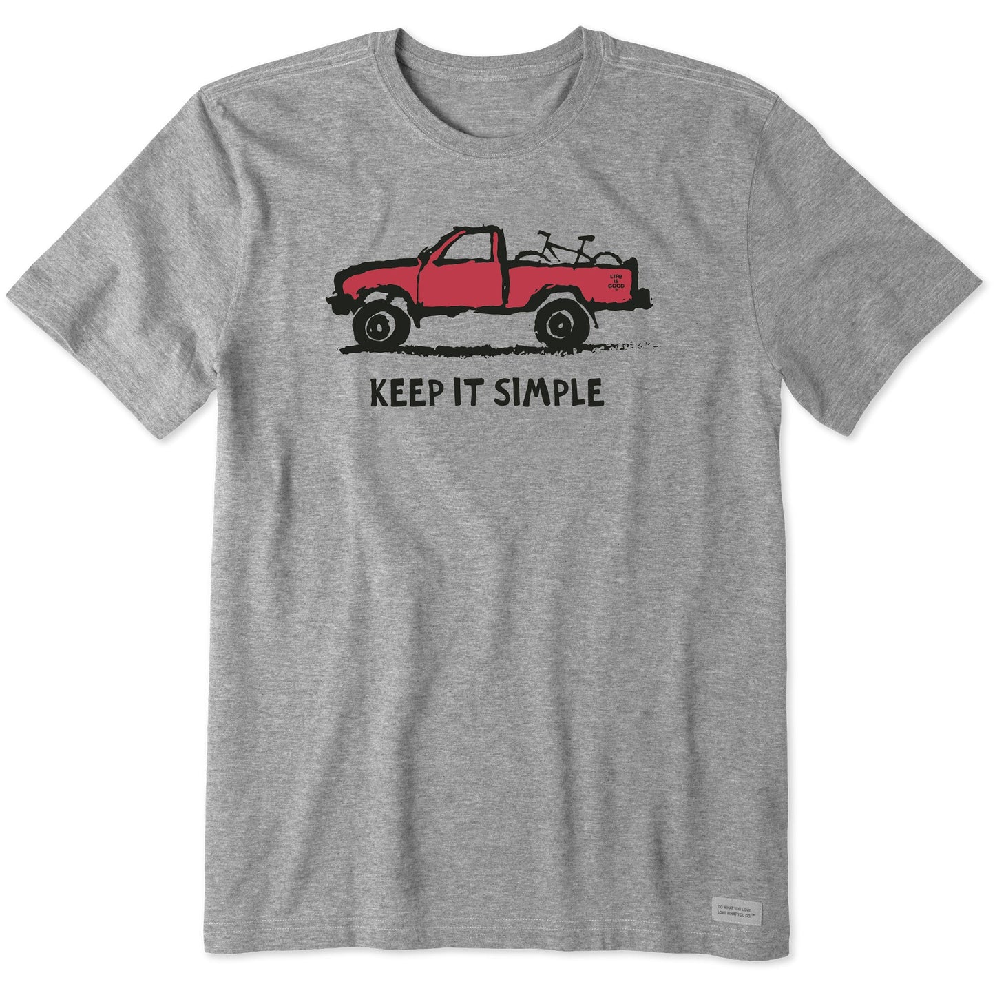 Men's Keep it Simple Truck Bike Short Sleeve Tee