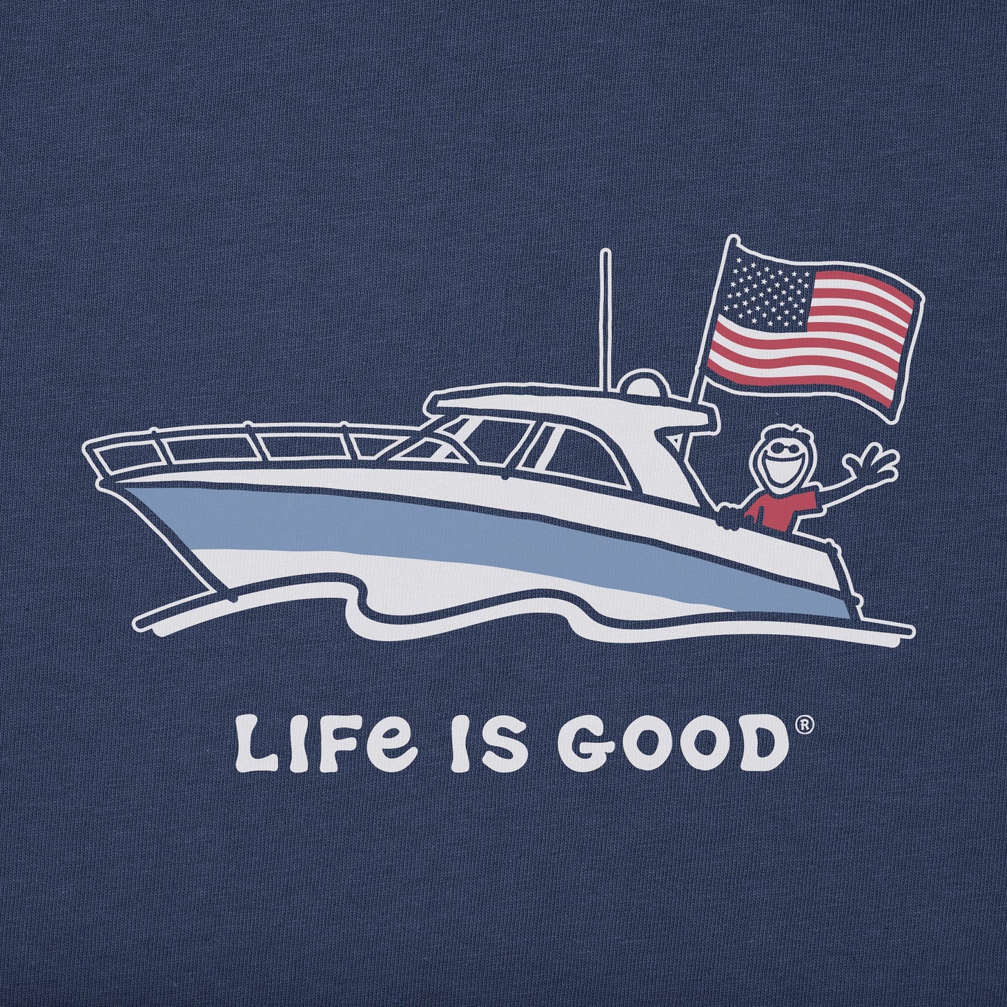 Men's Jake Power Boat USA Tee