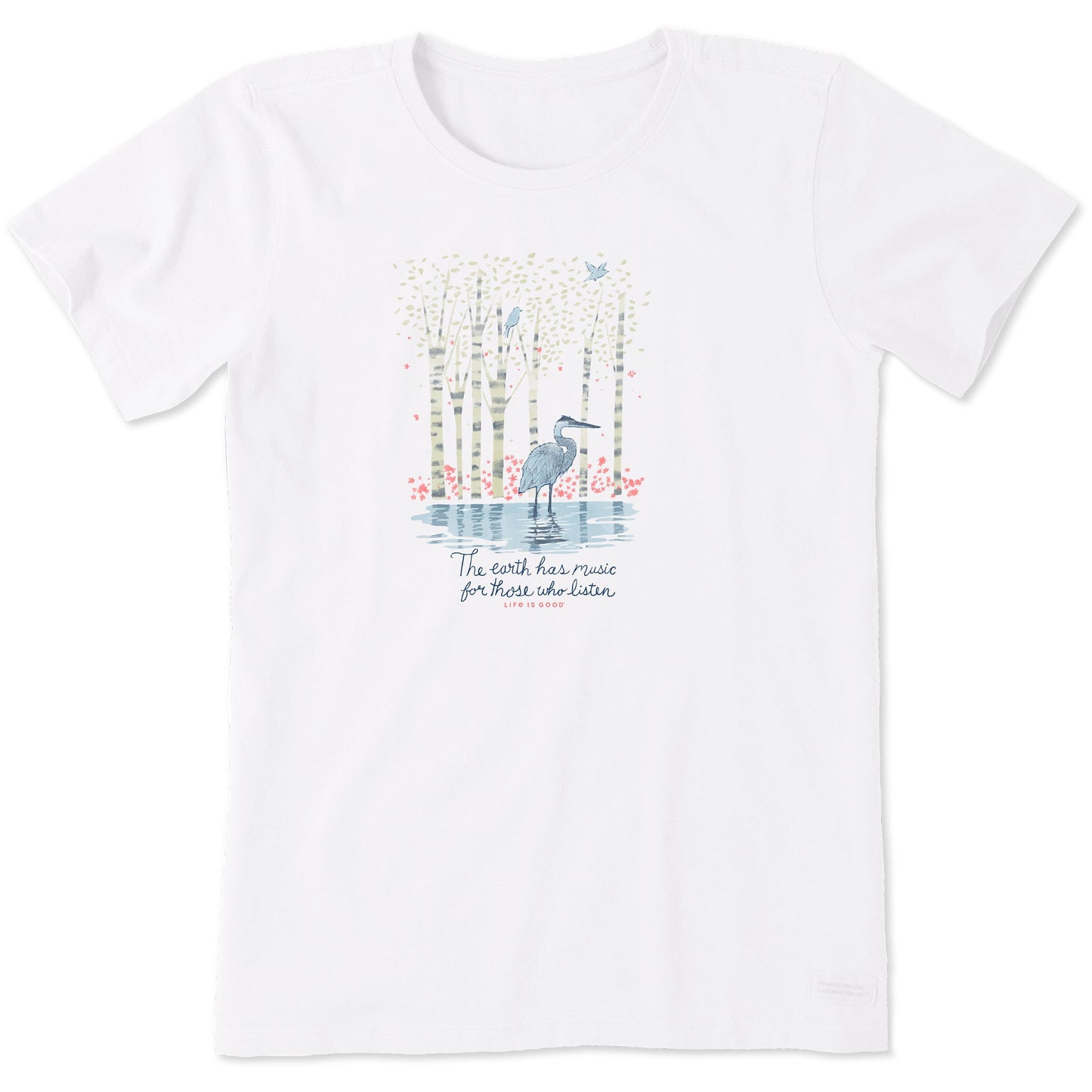 Women's Earth Has Music Heron Short Sleeve Tee