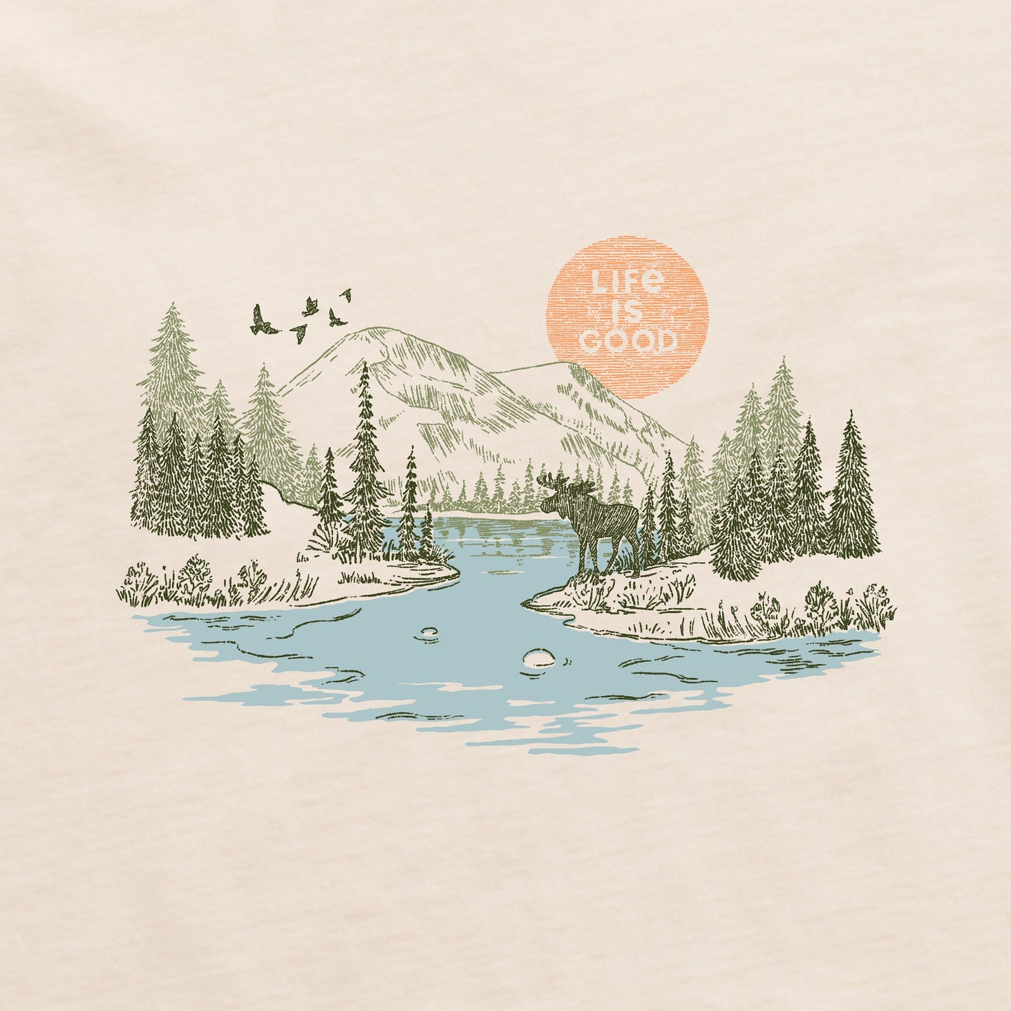 Men's Rural Linework Short Sleeve Crusher Tee