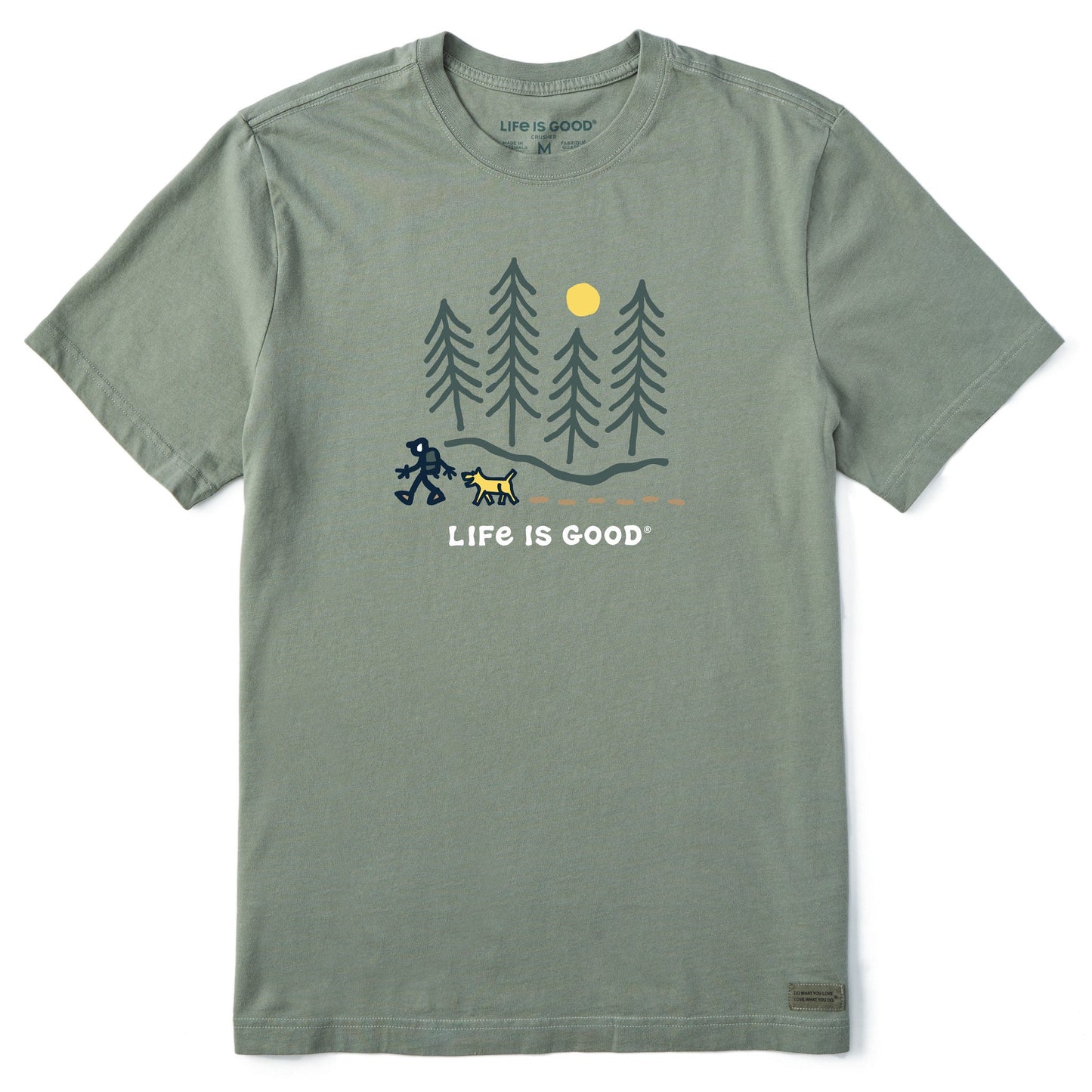 Men's Hiking through the Woods Short Sleeve Tee