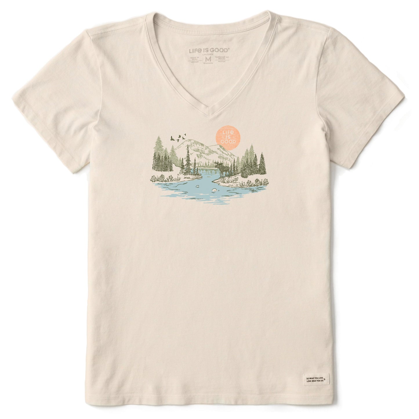 Women's Rural Linework Short Sleeve Crusher Vee