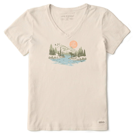 Women's Rural Linework Short Sleeve Crusher Vee